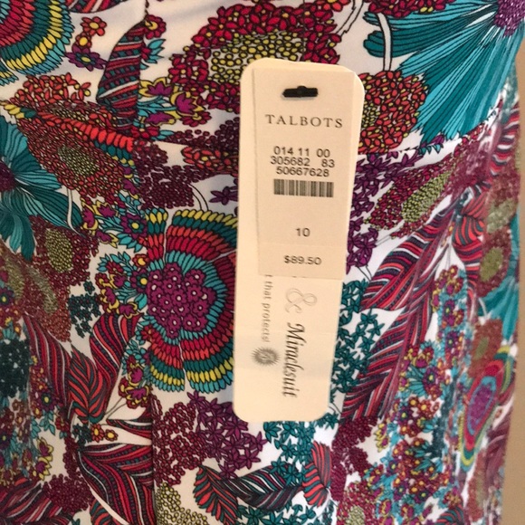NWT Talbots Aqua Floral Tankini - Bundle & Save! - Picture 5 of 6